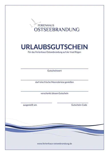 Gutschein DIN A4 - zum Selbstdruck